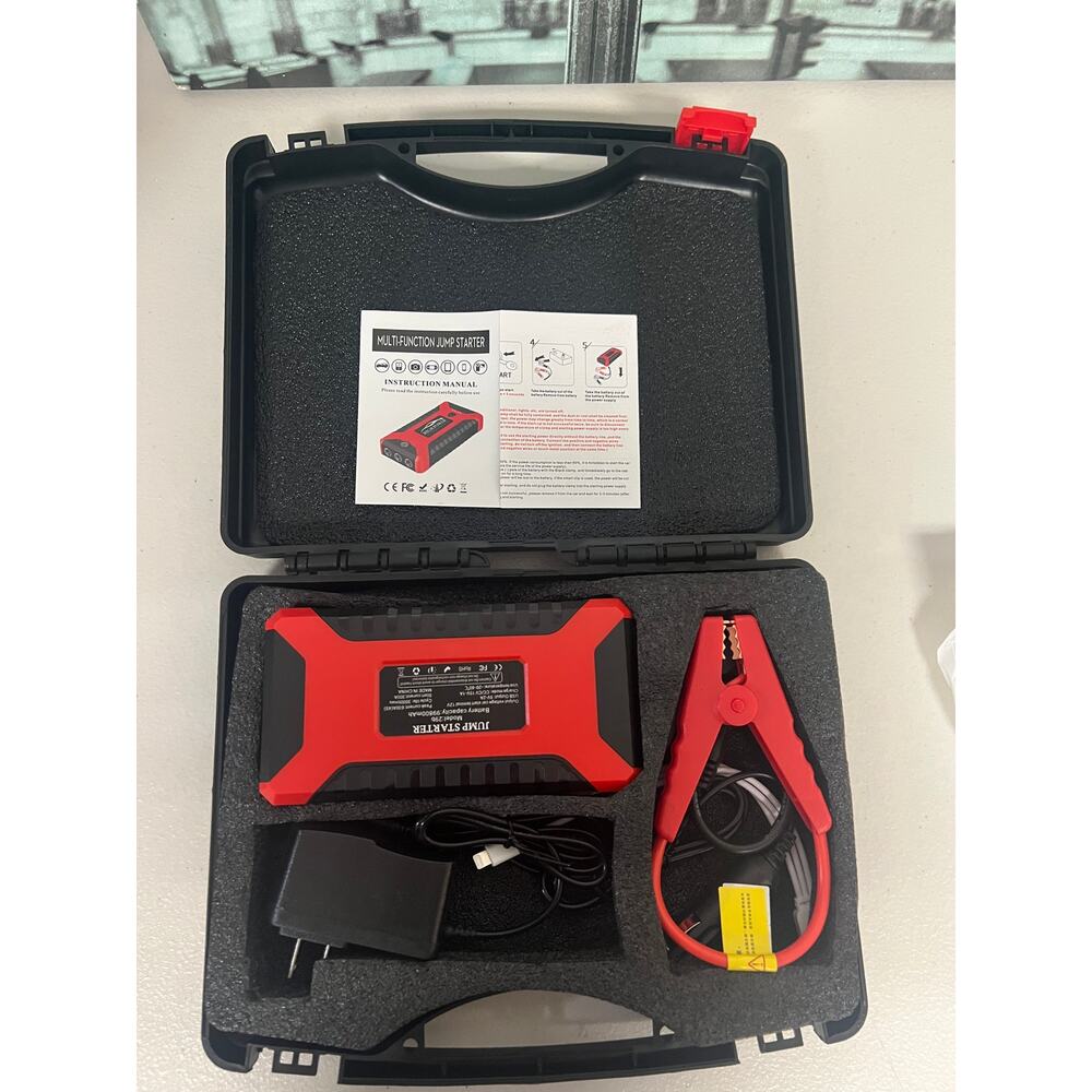 Multi-Function 12V Car Jump Starter with LED Light